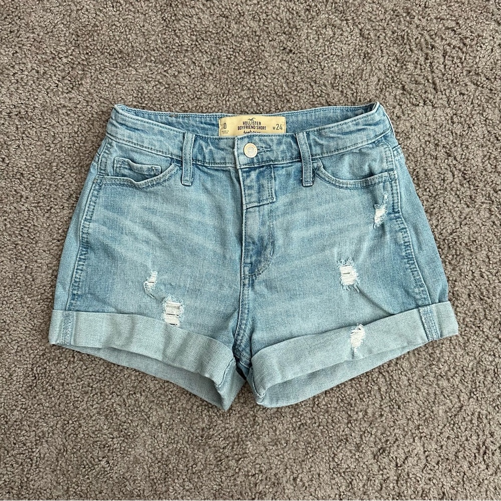 Hollister Short Womens Size 24 Boyfriend Short High Rise